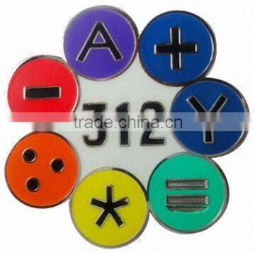 Promotional factory directly sale cheap enamel badges/lapel pins