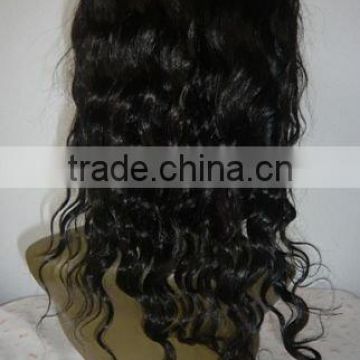 curly full lace wig / human hair wigs/hand-making wigs