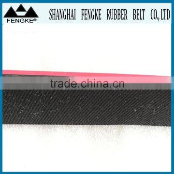 Red Rubber Coating Black Flat Belts(section 3050x22x6)