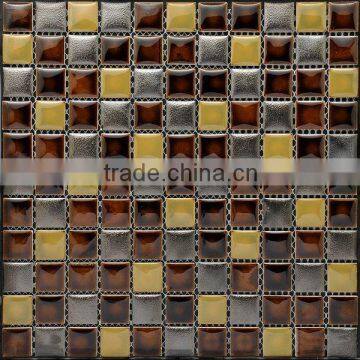 mural decorative porcelain tile red cheap mosaic