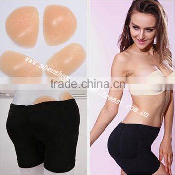 Free shipping 650g four pieces sexy Silicone butt push up hip pads enhancing pads with waistline slimming Hip panties for women