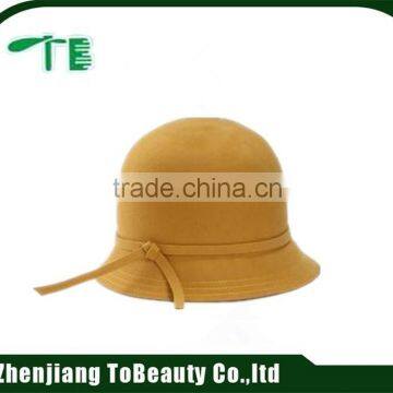 women yellow new style felt hat