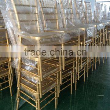 Resin Light gold chiavari chair, wedding tiffany chair