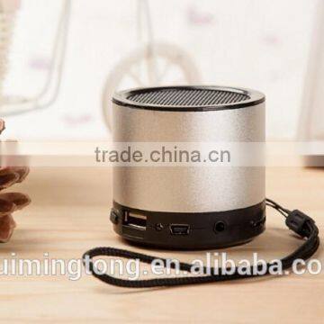 Professional OEM services 3W portable mini bluetooth speaker with TF card, FM and smart voice handsfree for mobile phones