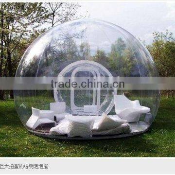 Fashion Outdoor inflatable transparent bubble tent , a movable inflatable hotel romantic