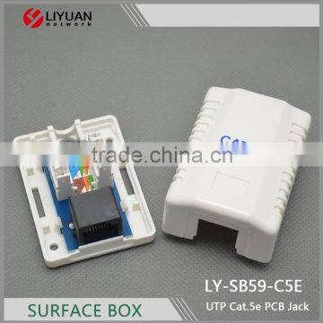 LY-SB59-C5E UTP Cat.5e PCB Jack surface mount box