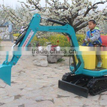 children playing excavator