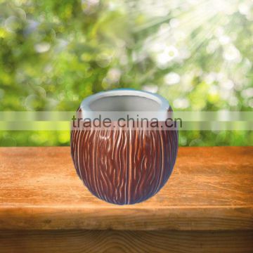 3d Coconut mug in coconut beer mug for summer