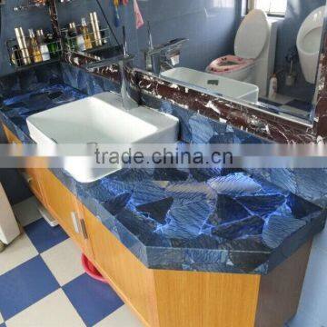 For elegant manor design lapis lazuli antique table bathroom vanity top