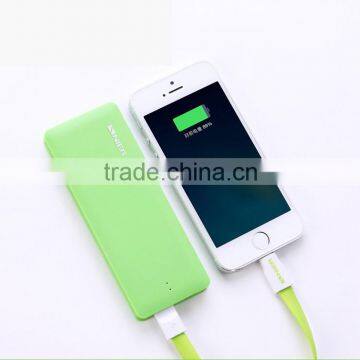 Fast Charging intput Real capacity 5000mah portable mobile power bank