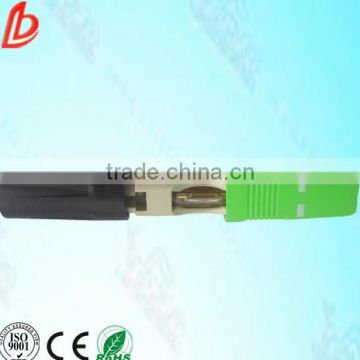 FTTH SC APC field assembly optical fiber connector with no installation tool