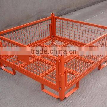 Small Warehouse Foldable Steel Crate