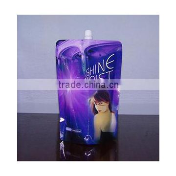 stand up plastic spouted pouch for perm