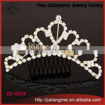 Cheap wedding hair accessories rhinestone crystal beauty pageant crowns & tiaras