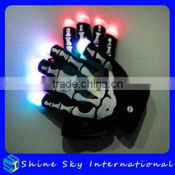 Best Quality Hotsell Skull Led Flashing Glove