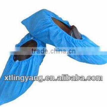 Waterproof Nonwoven Plastic PE CPE Disposable Rain Shoe Cover Overshoe