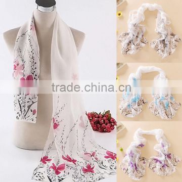 New Fashion Women Long soft Wrap scarf Ladies Shawl Chiffon Scarf Scarves