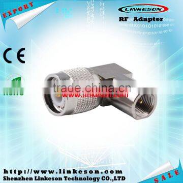 TNC male to FME male right angle connector adapter