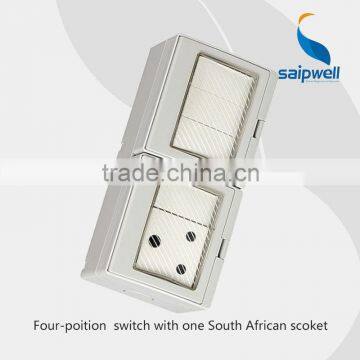 IP55 Switch And Socket Waterproof 4 Gang Switcher(SP-SA4S)