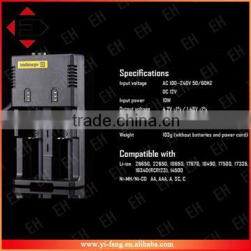 Hot Intellicharge I2 Battery Charger For Li-ion /Ni-MH Batteries manual for power bank battery charger