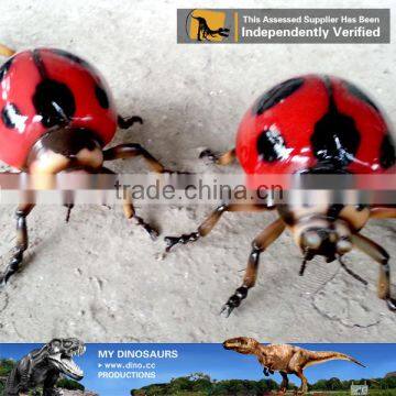 MY Dino-C074 Artificial animatronic fiberglass ladybird