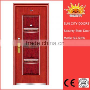 SC-S026 2016 new design steel fireproof door,modern wood door designs