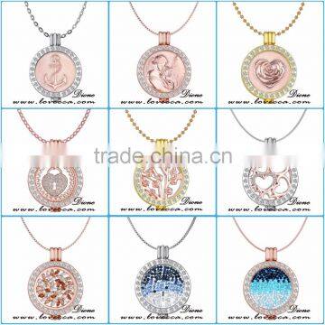 Latest Fashion Coins Changeable DIY Engraved Coin Necklace