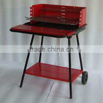 Square Backyard Charcoal Barbecue Grill