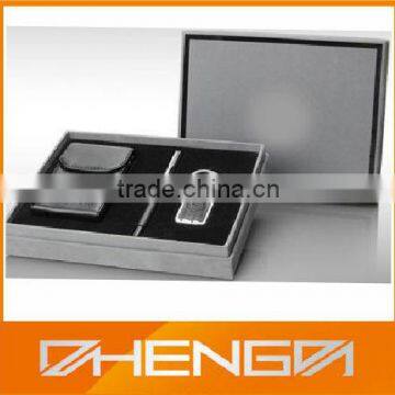 High quality customized made-in-china Leather Gift Set for Packaging (ZDG12-032)