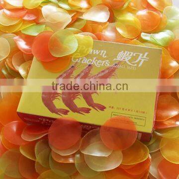 Fried Colored Prawn Cracker Crispy Salty with Delicious Fresh Taste