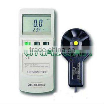 0-50C ,0.4-25.0m/s, microprocessor circuit vane anemometer AM-4203HA free shipping