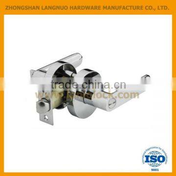 Zinc alloy handle tubular bathroom lock