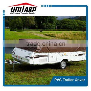 Waterproof/Lightweight Trailer Cover PVC Coated Fabric