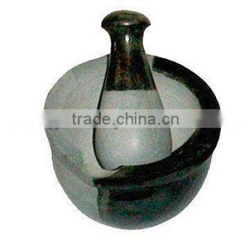 large mortar and pestle