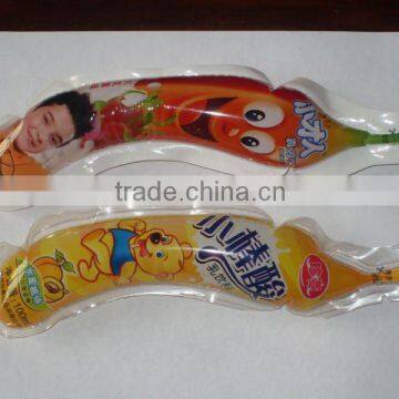 Banana shapes drink filling sealing packing machine