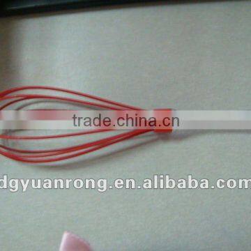 Silicone Whisk with translucent PP handle