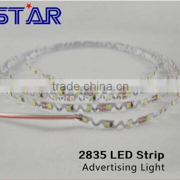 SMD2835 0.1W/0.2W 72leds Flex LED Strip Light for Backlit Letters Signage S shape flexible strips