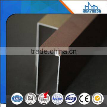 Standard aluminum alloy profiles