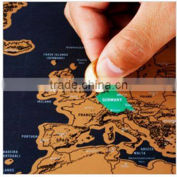 Factory Directly Selling Travel Scratch Map photo-3