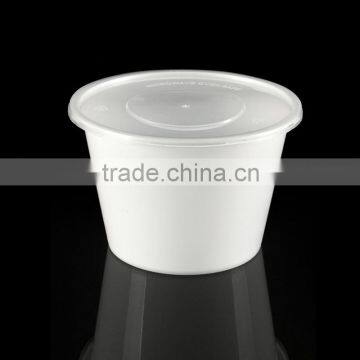 Disposable plastic bowl with lid soup Porridge plastic container 1500ml