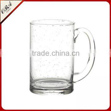 Wholesale Handmade Bubble Glass Beer Mug Mini Glass Stein Beer Mug Shot Glass