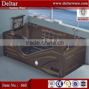 Sanitary Ware Bathtub Price, Claw Foot Coffee Color Bathtub Indoor Bath Tub, Acylic Royal Bathtub