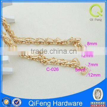 C-026 jean chains for men hoting industrial gold color chain metal accessories detachable