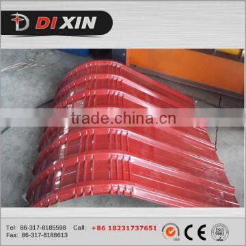 DIXIN trapezoidal sheet crimping roll forming curving machine