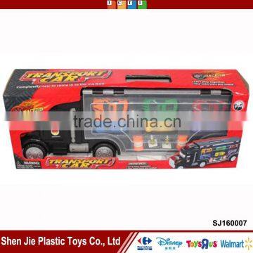 1:27 container truck die cast metal mini car