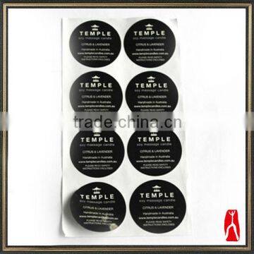 China Factory Direct Cheap Black Vinyl Sticker With Your Own Logo