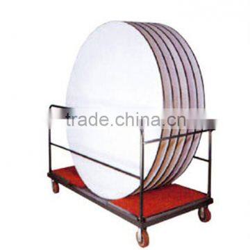 round table metal liquor trolley