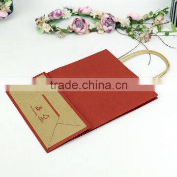 Printed Gift Paper Bag With Paper Handles Hand Bag Paper Kraft Pags