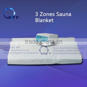 3 zones body wrap sauna blanket