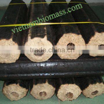 Vietnam rice husk briquette dia85mm good quality